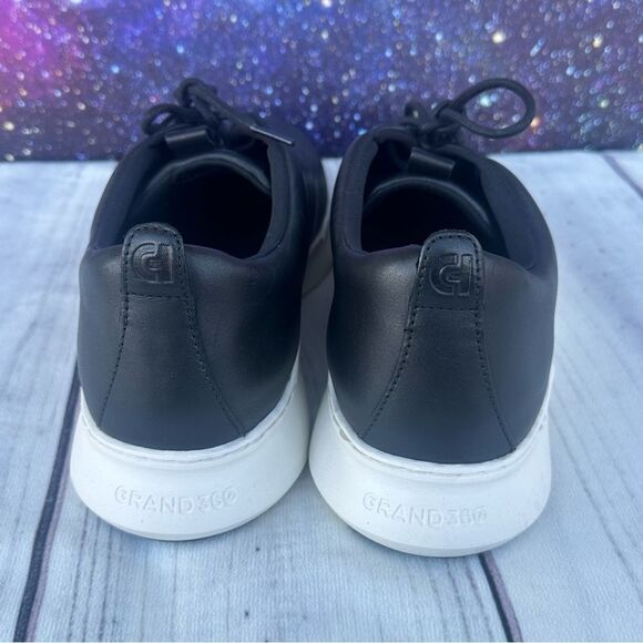 NEW! Cole Haan Runox C40269 Crosscourt Men’s 11 Black Leather Shoes Grand 360 - Picture 3 of 7